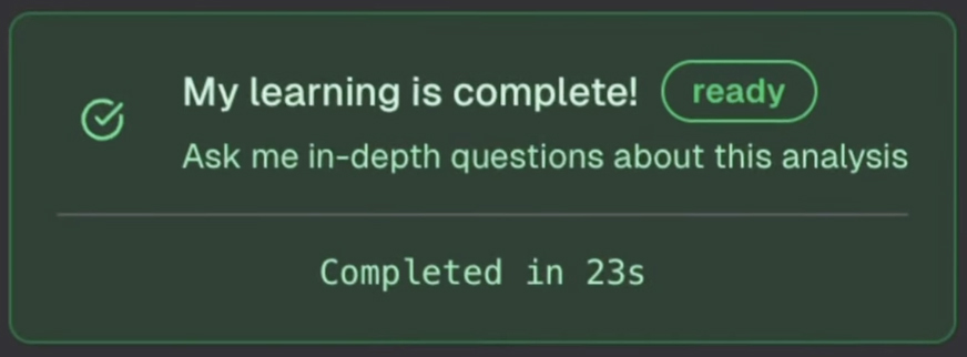 Follow-up feature ready notification