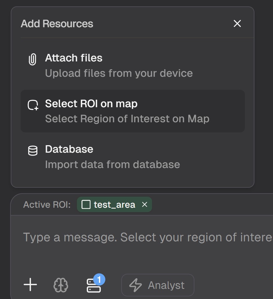 Select ROI Button